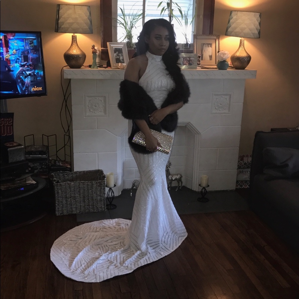 White dress